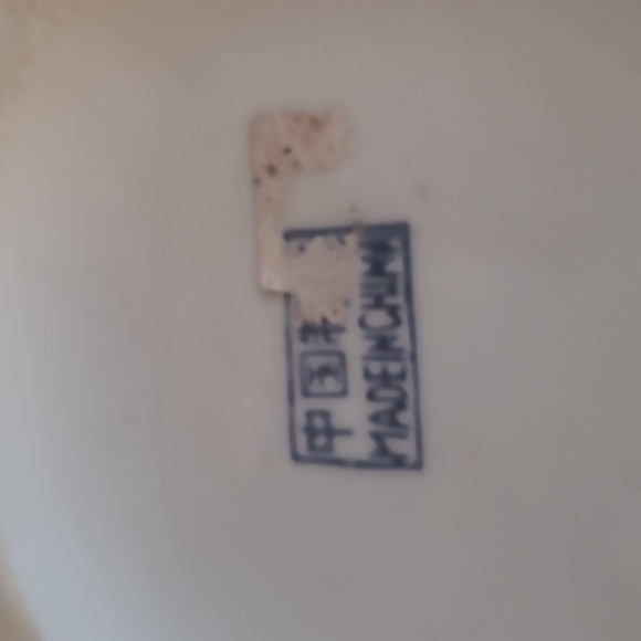 CHINOISERIE LOTUS FLOWER AND CRANE MOTIF CACHE POT - Picture 9 of 9